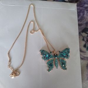 Bestsy Johnson butterfly necklace